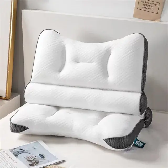 Floroux | Oreiller Ergonomique Mousse Mémoire | Anti-Douleurs Cervicales