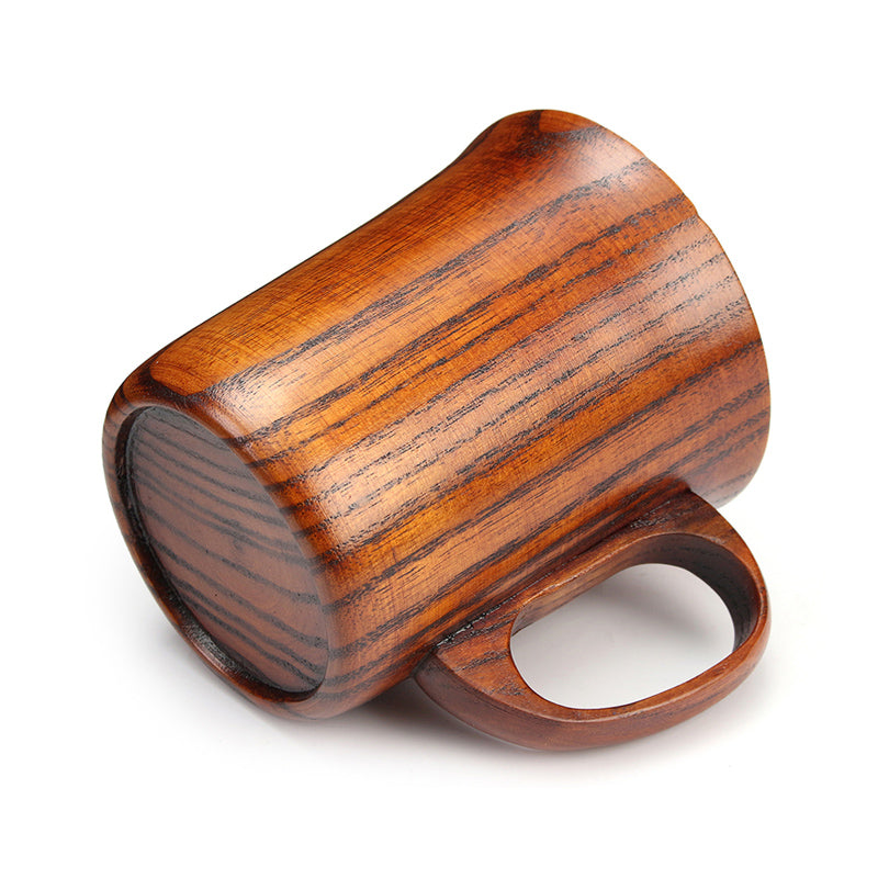 Floroux | Tasse Japonaise en Bois | Style Rétro Littéraire