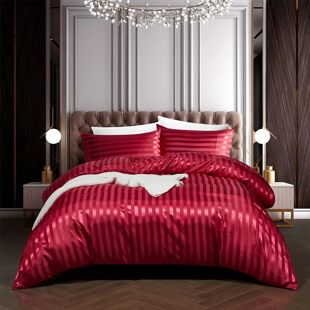 Floroux | Parure de Lit Satin | Élégance et Confort Luxueux