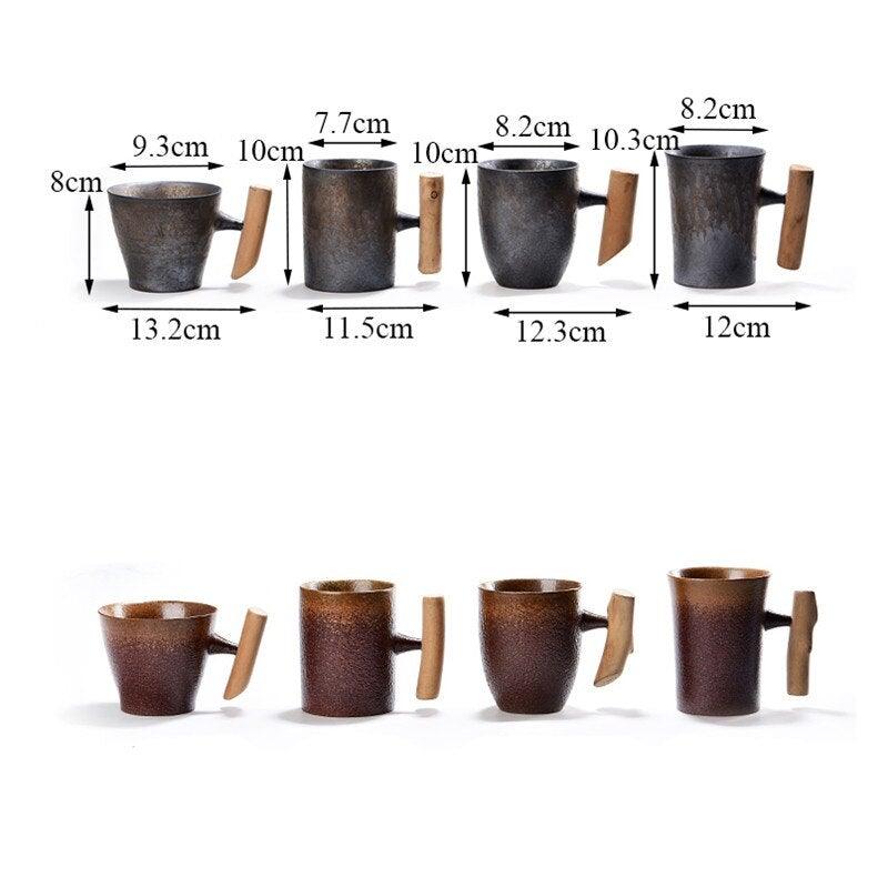 Floroux | Tasse en Céramique avec Anse | Style Classique