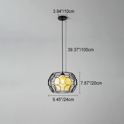 Floroux | Lampe Suspension Chanvre | Design Naturel et Moderne