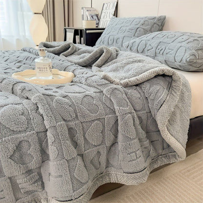 Floroux | Couverture en Fleece Réversible | Douce et Toutes Saisons
