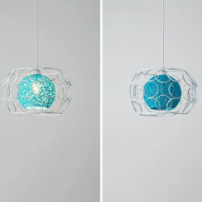 Floroux | Lampe Suspension Chanvre | Design Naturel et Moderne