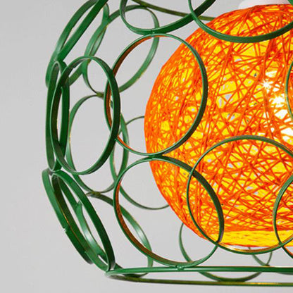 Floroux | Lampe Suspension Chanvre | Design Naturel et Moderne