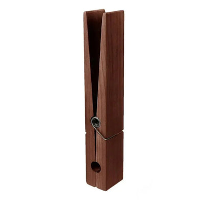 Floroux | Porte-Serviettes Pince en Bois | Fixation Adhésive