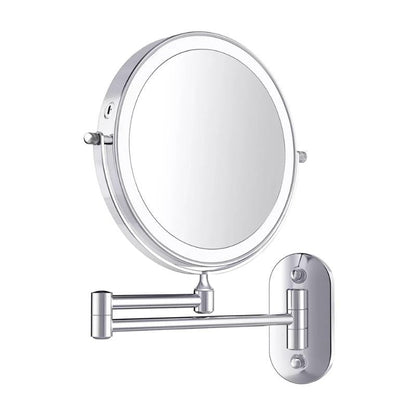 Floroux | Miroir de Maquillage LED Mural | Grossissant Rechargeable