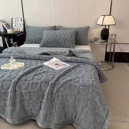Floroux | Couverture en Fleece Réversible | Douce et Toutes Saisons
