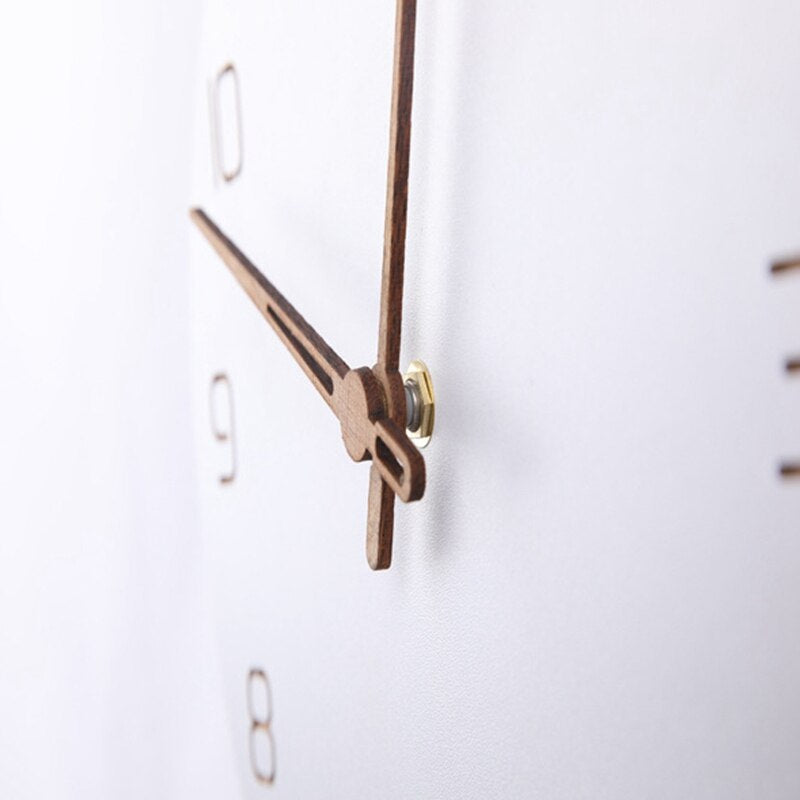 Floroux | Horloge Murale en Bois 3D | Style Nordique