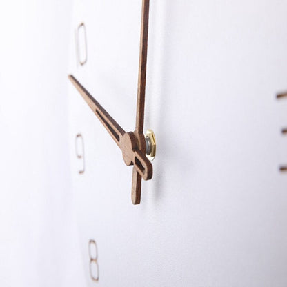 Floroux | Horloge Murale en Bois 3D | Style Nordique