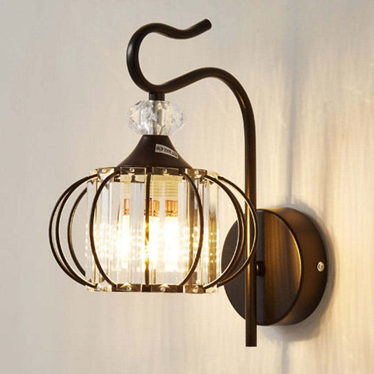 Floroux | Lampe Murale Cristal | Design Doré Élégant