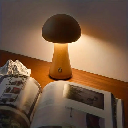 Floroux | Lampe de Table Champignon | Design Élégant et Doux