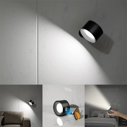 Floroux | Lampe Murale Sans Fil | Rotation 360° Rechargeable