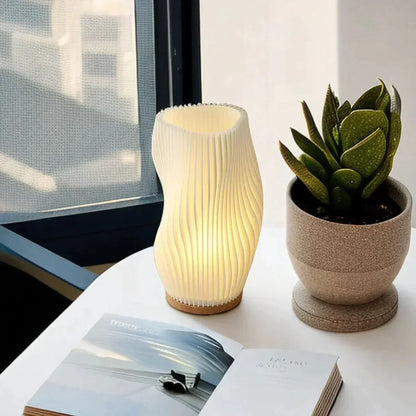Floroux | Lampe de Table Vague | Design Dimmable Moderne