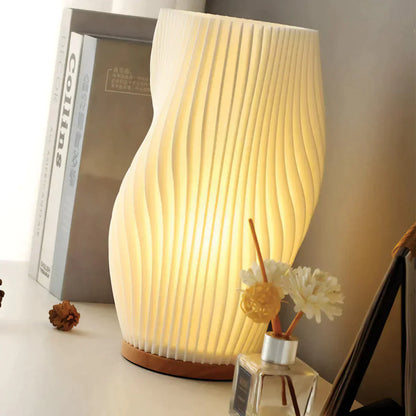 Floroux | Lampe de Table Vague | Design Dimmable Moderne