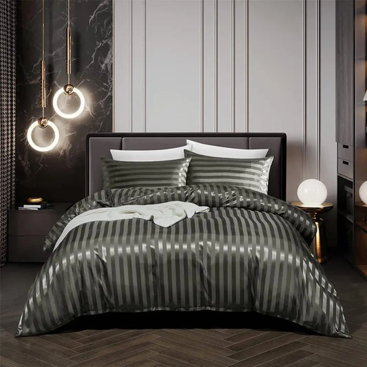 Floroux | Parure de Lit Satin | Élégance et Confort Luxueux