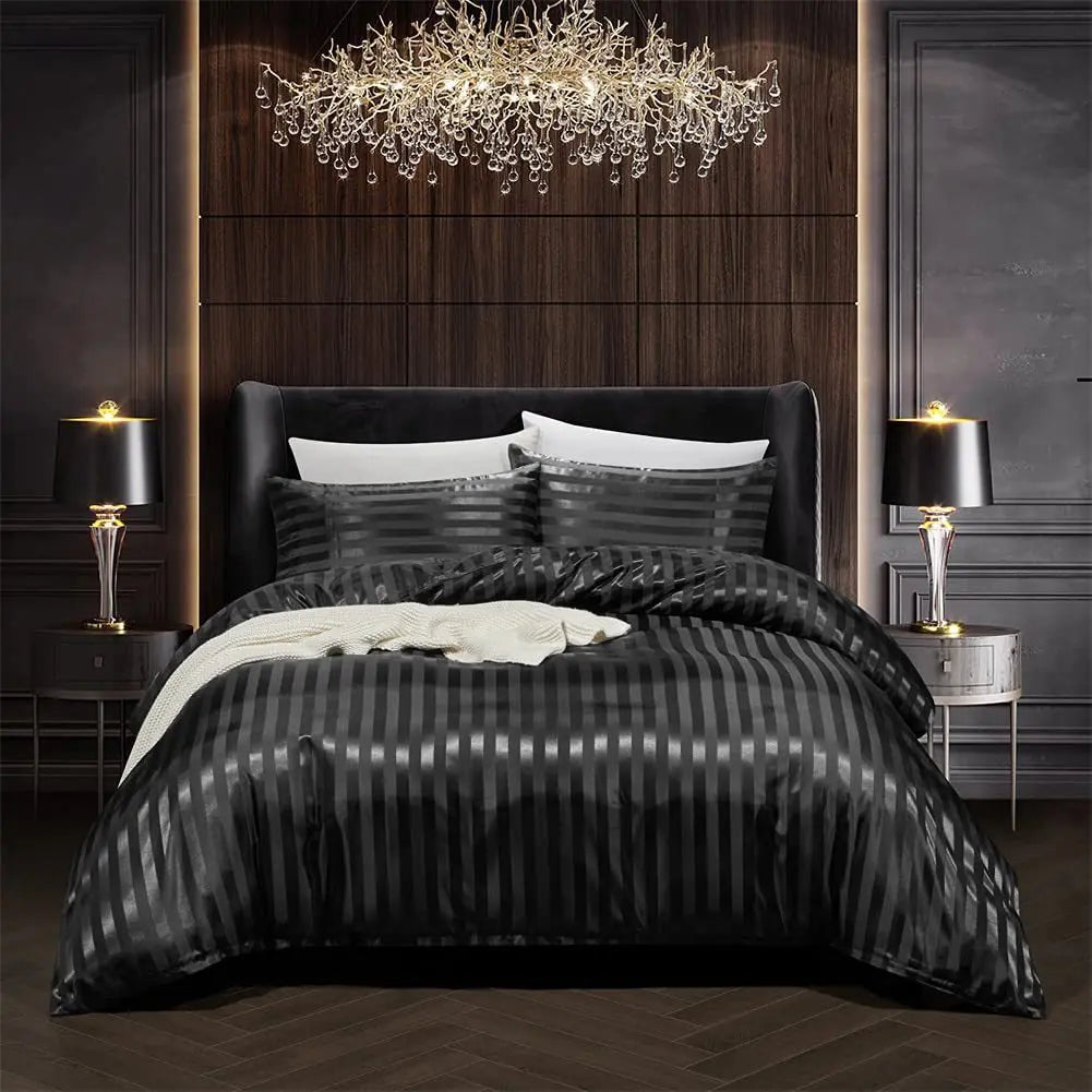 Floroux | Parure de Lit Satin | Élégance et Confort Luxueux