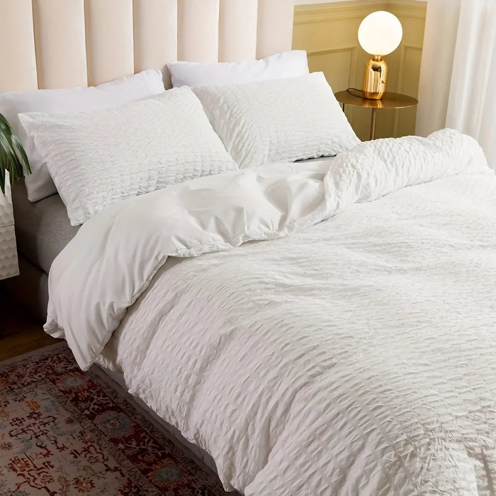 Floroux | Couette Froissée Polyester | Légère et Toutes Saisons