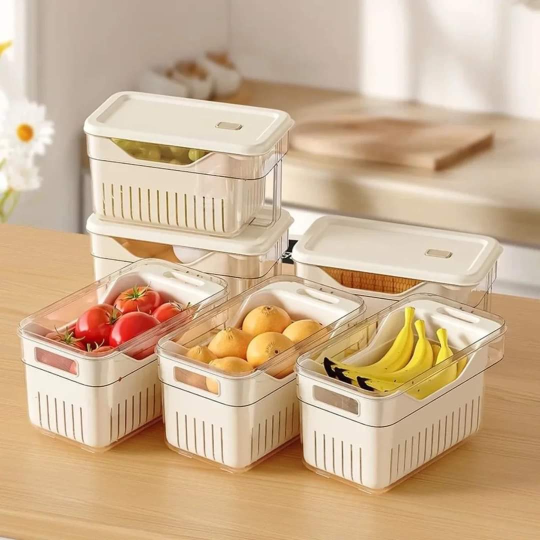 Floroux | Boîte de Rangement pour Réfrigérateur | Organisation Alimentaire