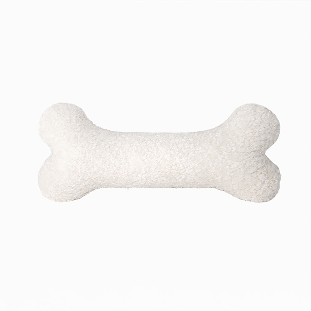 Floroux | Coussin Décoratif Forme d'Os | Doux et Polyvalent
