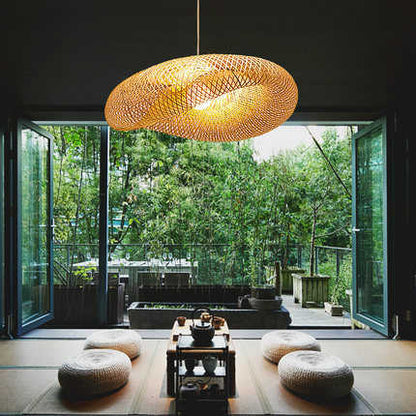 Floroux | Lampe Suspension Bambou | Design Naturel Artisanal