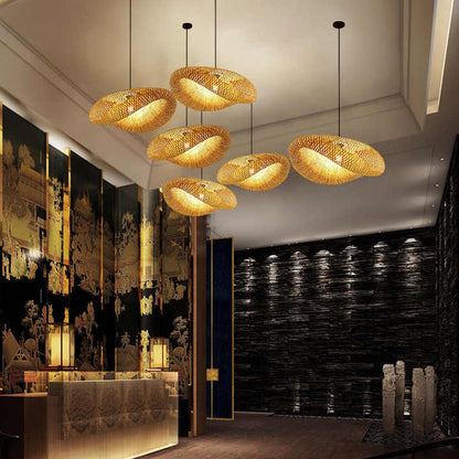 Floroux | Lampe Suspension Bambou | Design Naturel Artisanal