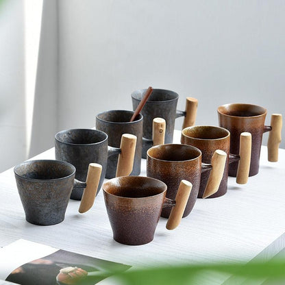 Floroux | Tasse en Céramique avec Anse | Style Classique