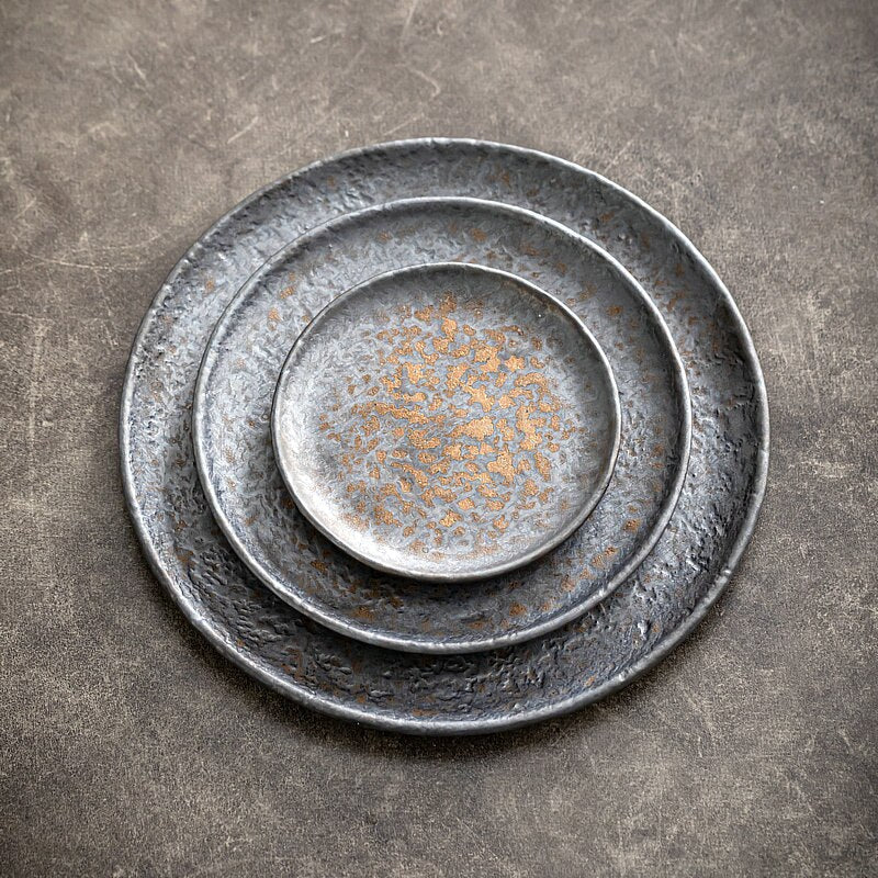 Floroux | Ensemble d’Assiettes Industriel | Design Moderne