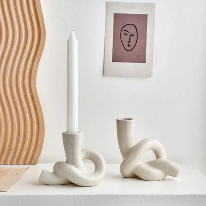 Floroux | Porte-Bougie Minimaliste | Design Élégant