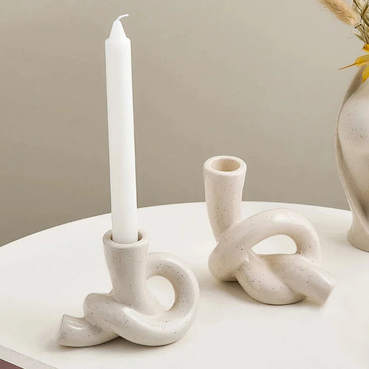Floroux | Porte-Bougie Minimaliste | Design Élégant