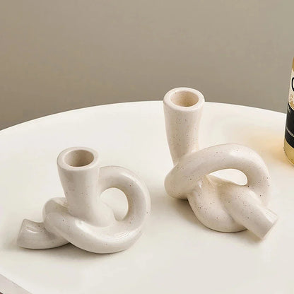 Floroux | Porte-Bougie Minimaliste | Design Élégant