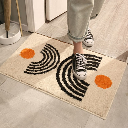 Floroux | Tapis de Bain Antidérapant | Microfibre Ultra Douce