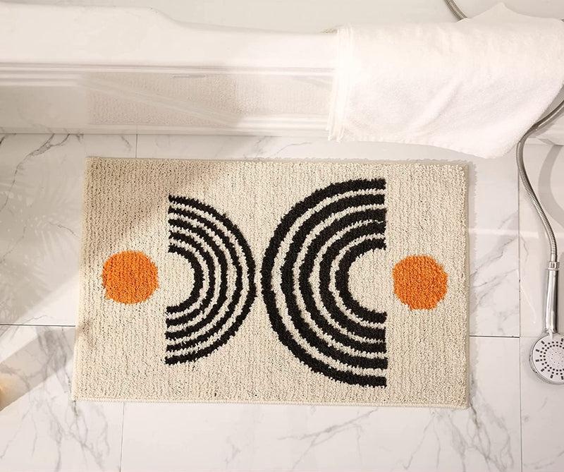 Floroux | Tapis de Bain Antidérapant | Microfibre Ultra Douce