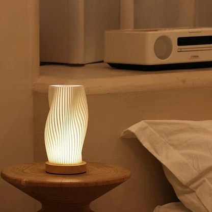 Floroux | Lampe de Table Vague | Design Dimmable Moderne