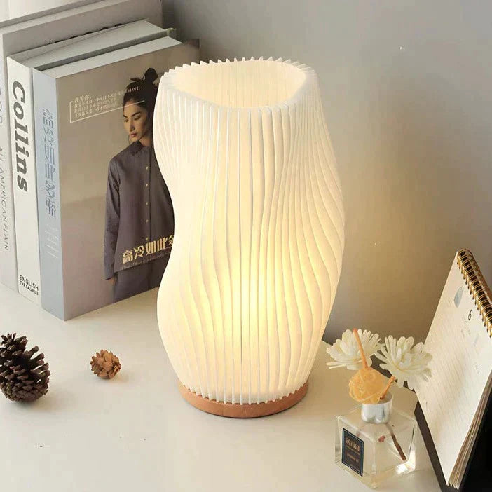 Floroux | Lampe de Table Vague | Design Dimmable Moderne