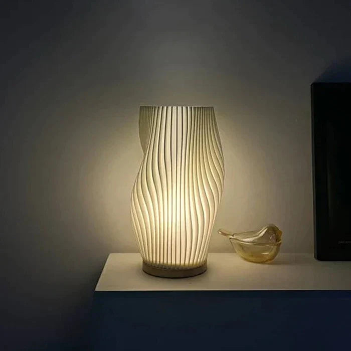 Floroux | Lampe de Table Vague | Design Dimmable Moderne