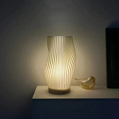 Floroux | Lampe de Table Vague | Design Dimmable Moderne
