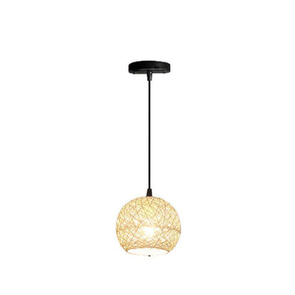 Floroux | Lampe Suspension Rotin | Design Artisanal Naturel
