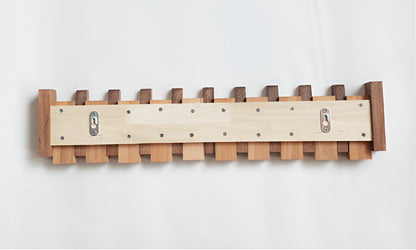Floroux | Étagère Murale Piano en Bois | Crochets Pliables