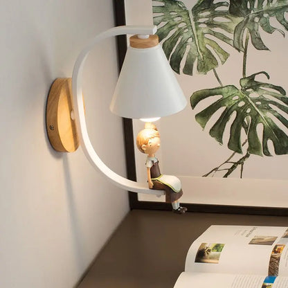 Floroux | Lampe Murale en Bois | Design Moderne et Élégant