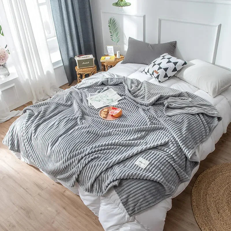 Floroux | Plaid Microfibre Moelleux | Confort et Douceur Cocooning