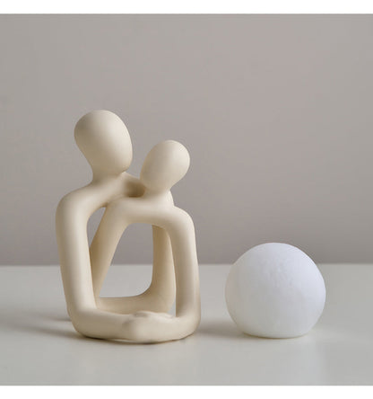Floroux | Sculpture de Couple Lumineuse | Style Nordique | 2 modèles