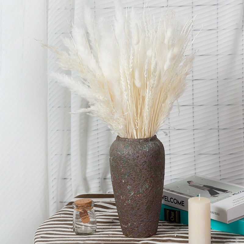 Floroux | Bouquet de Pampas Séchées | Style Bohème Naturel