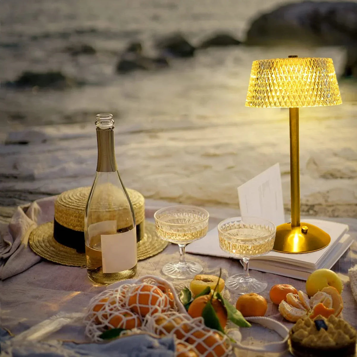 Floroux | Lampe de Bureau LED | Intensité Variable Rechargeable