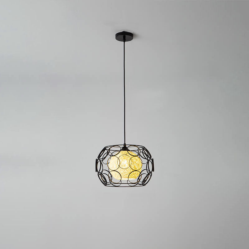 Floroux | Lampe Suspension Chanvre | Design Naturel et Moderne