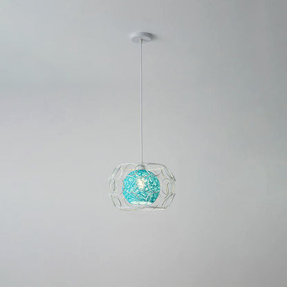 Floroux | Lampe Suspension Chanvre | Design Naturel et Moderne