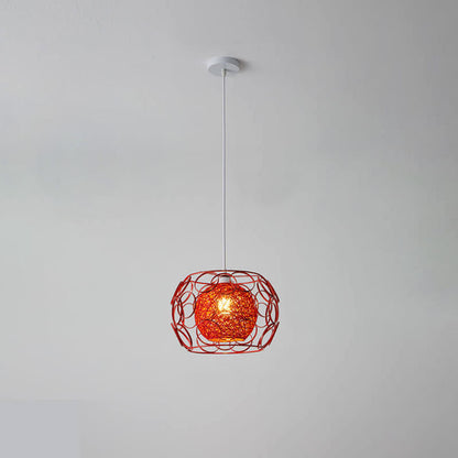 Floroux | Lampe Suspension Chanvre | Design Naturel et Moderne