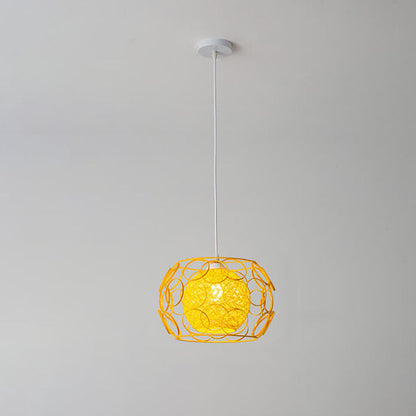 Floroux | Lampe Suspension Chanvre | Design Naturel et Moderne