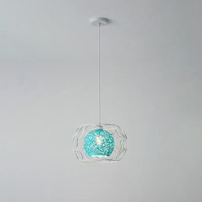 Floroux | Lampe Suspension Chanvre | Design Naturel et Moderne