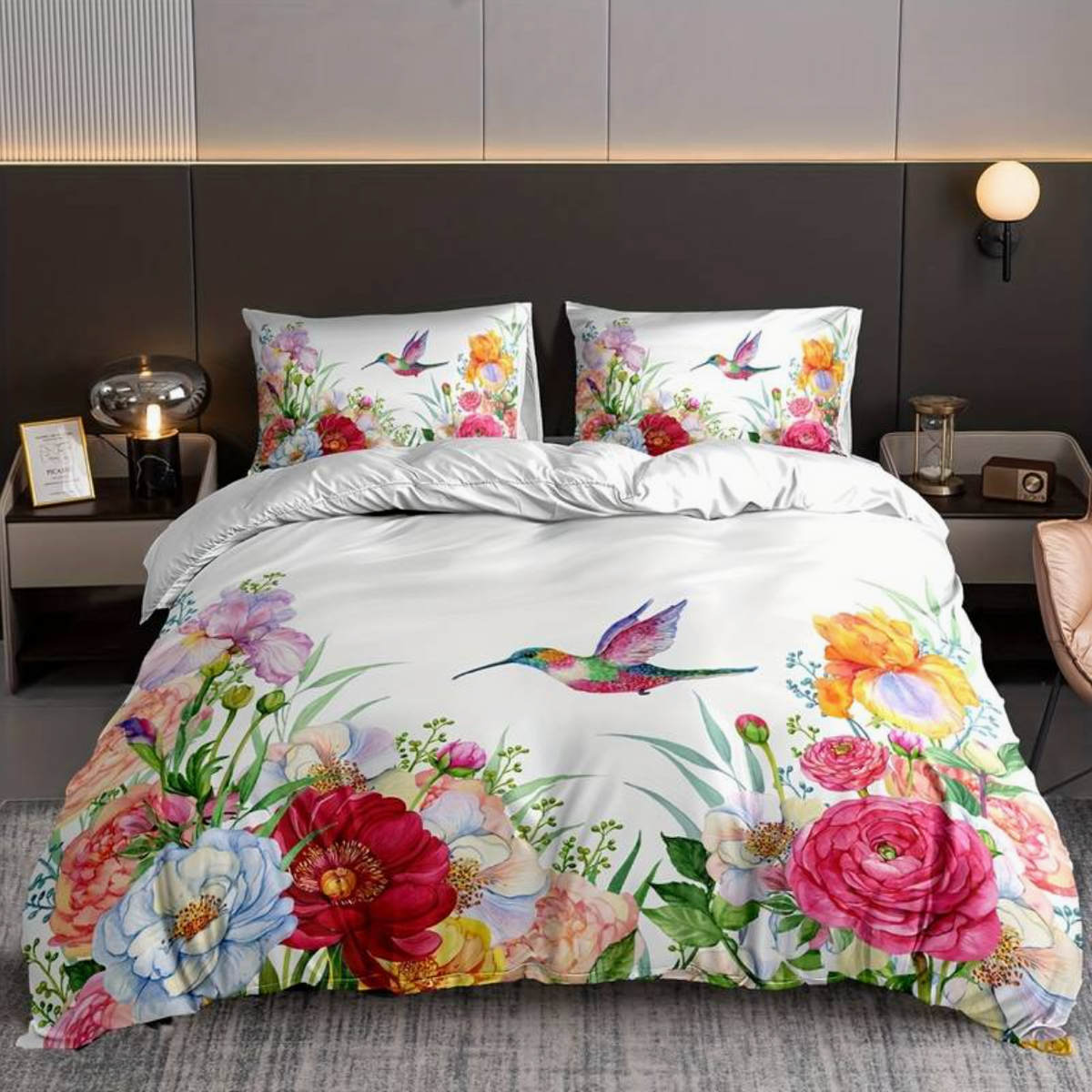 Floroux | Couette Florale Polyester | Colorée et Douce