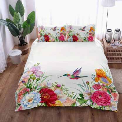 Floroux | Couette Florale Polyester | Colorée et Douce